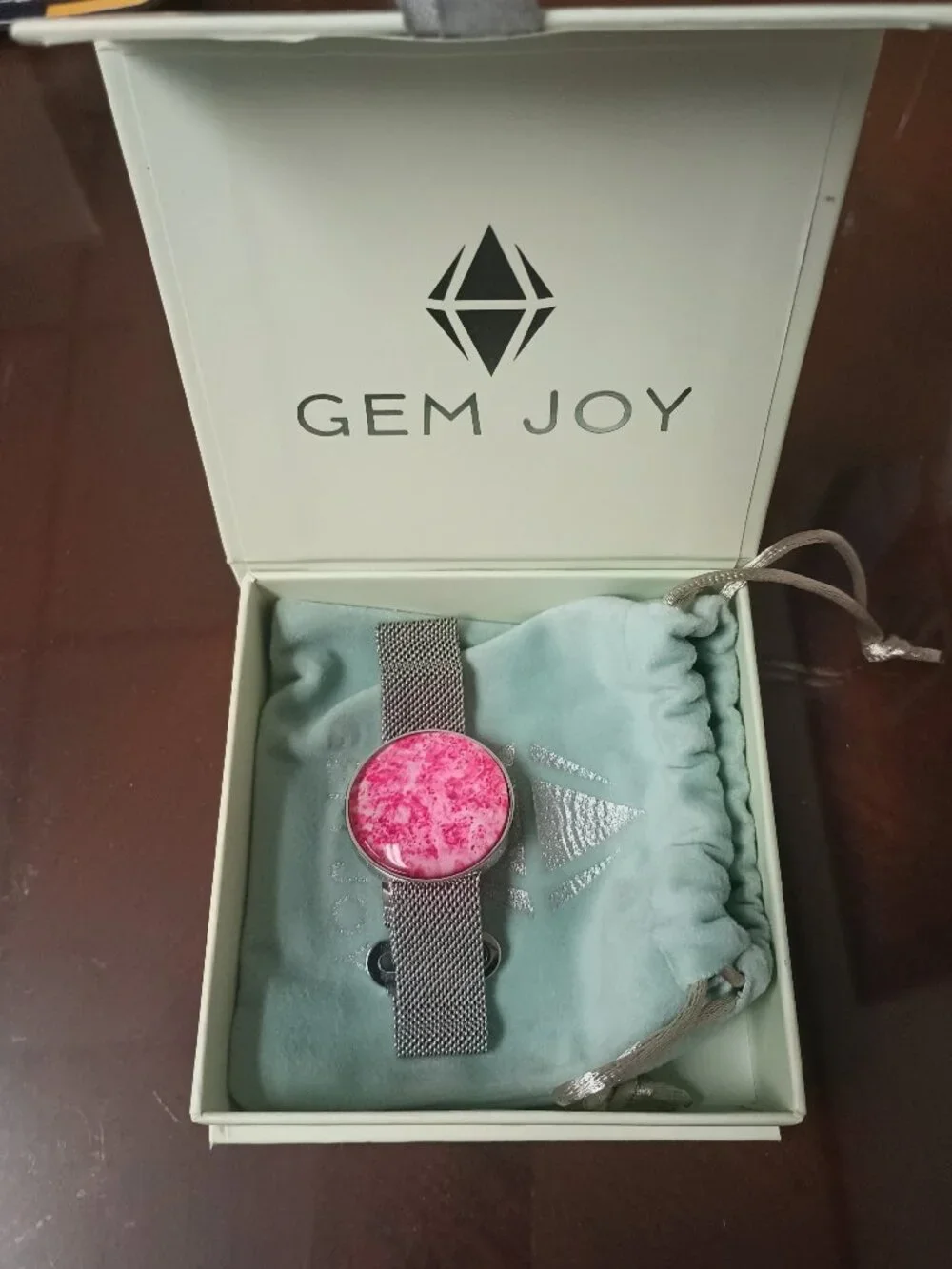 Mooncut Mesh Bracelet - White Gold by Gem Joy New-Never Used